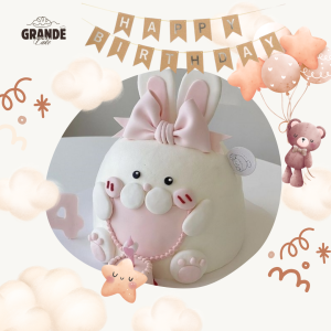 Bánh sinh nhật bé gái thỏ cody