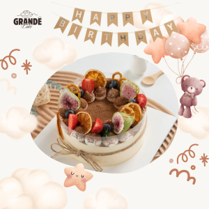 Gateaux Tiramisu phủ hoa quả