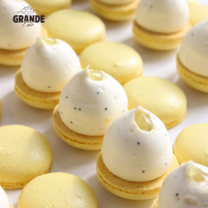 bánh macaron vị chanh dây